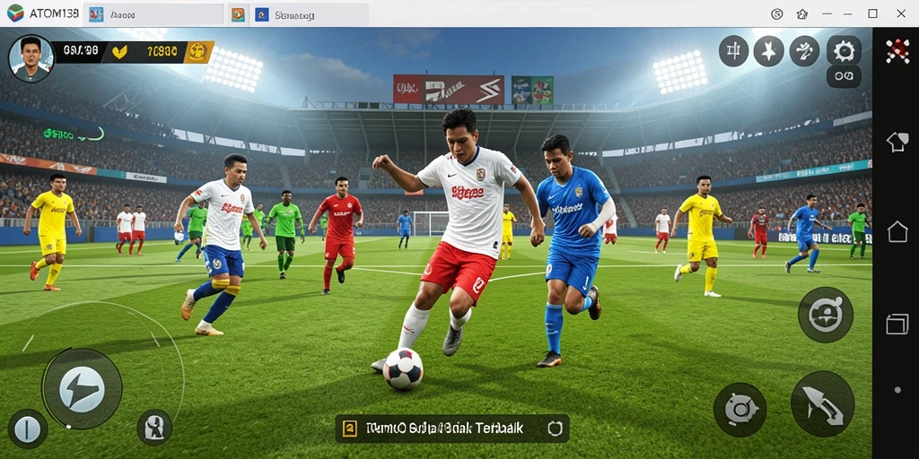 Tampilan gameplay ATOM138 yang mendebarkan dan grafis menawan.