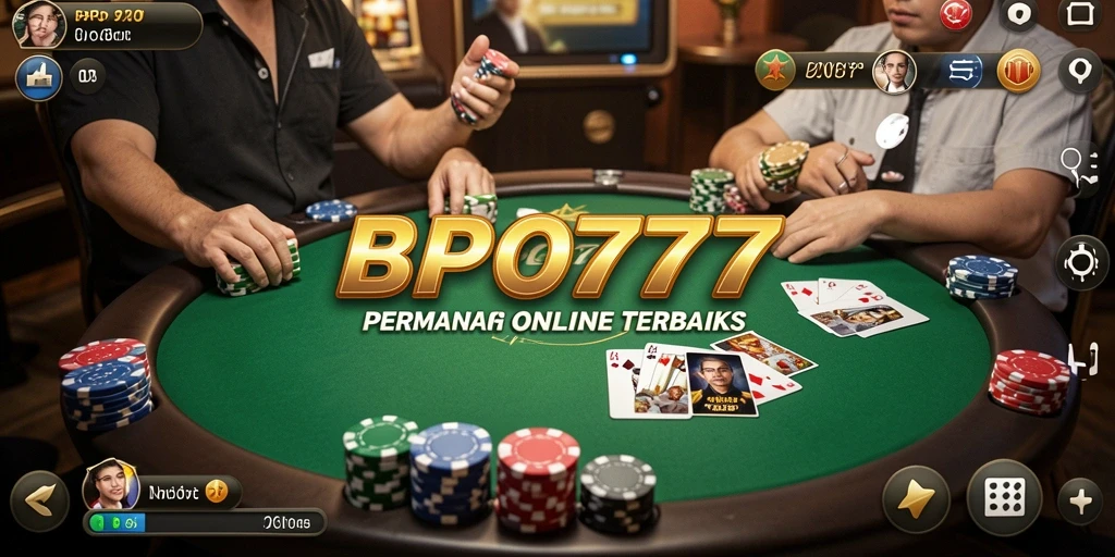 Tampilan gameplay Poker yang menarik di BPO777.
