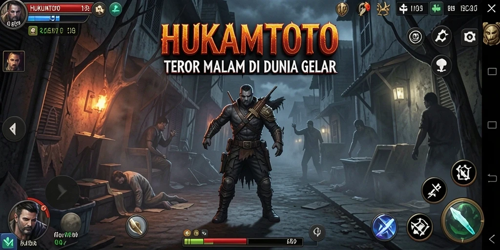 Gameplay menyeramkan HUKUMTOTO yang menegangkan dan mendebarkan.