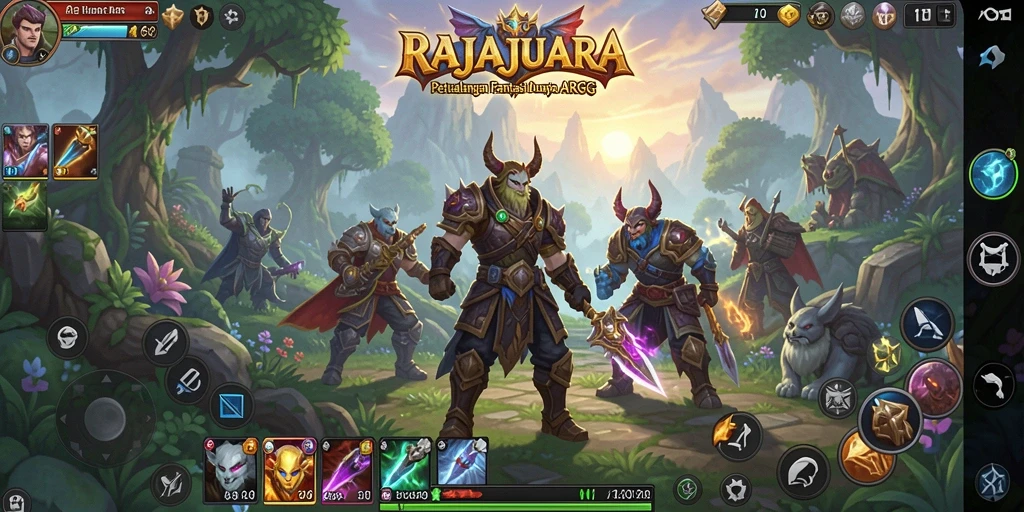 Tampilan gameplay memukau di dunia fantasi ARPG.