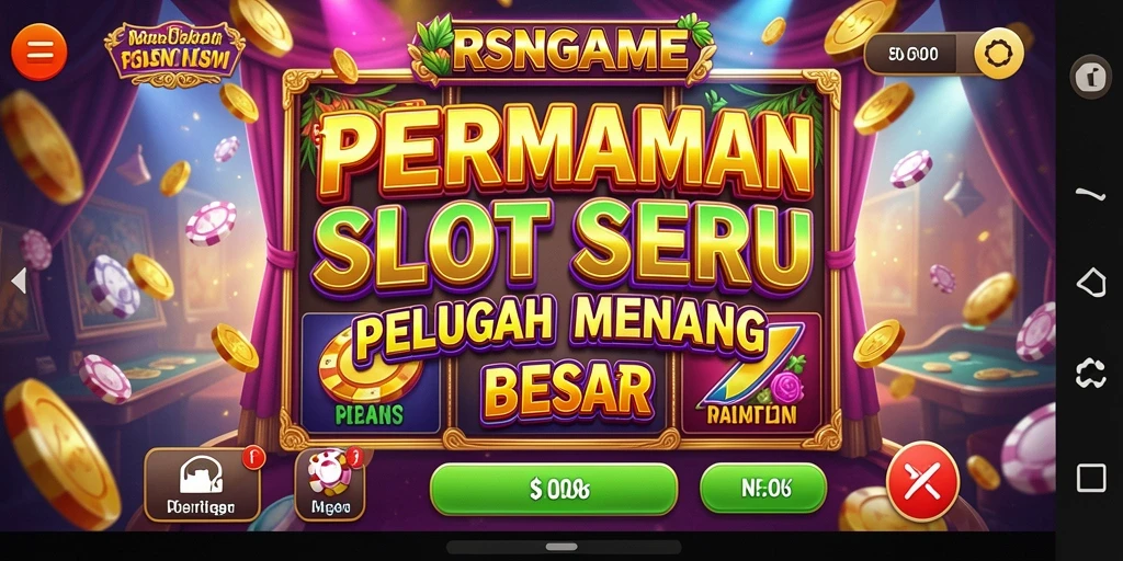 Tampilan gameplay seru RSNGAME dengan berbagai pilihan Slot.